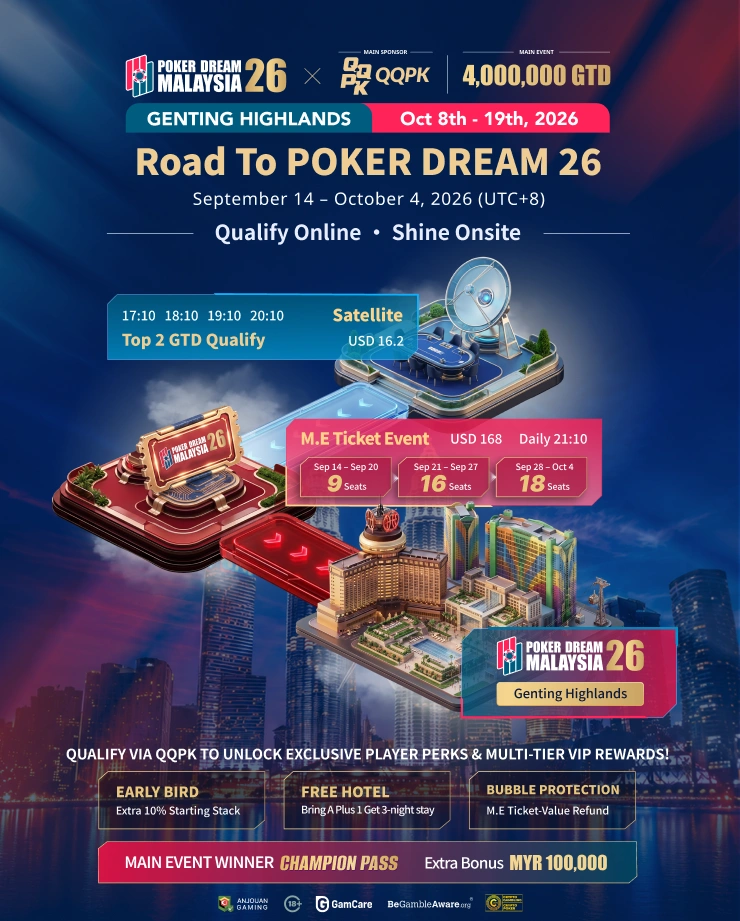Jalur POKER DREAM 26 | dimulai di QQPK